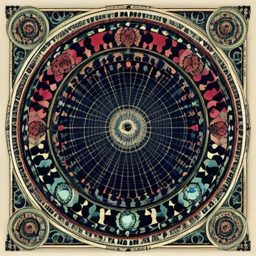 Abstract Palimpsest AI Image