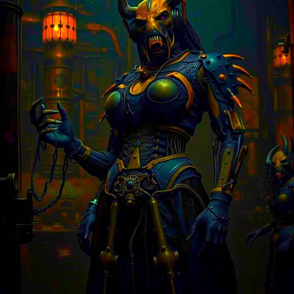 Ethereal Steampunk Terrors in a Dark Masterpiece