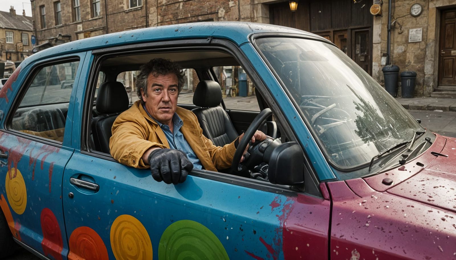 Jeremy Clarkson's clown car