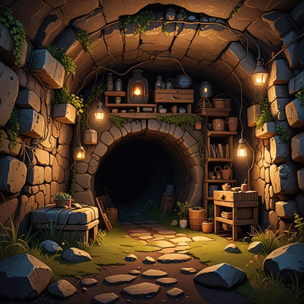 Whimsical Underground Oasis Reveals Hidden Passages