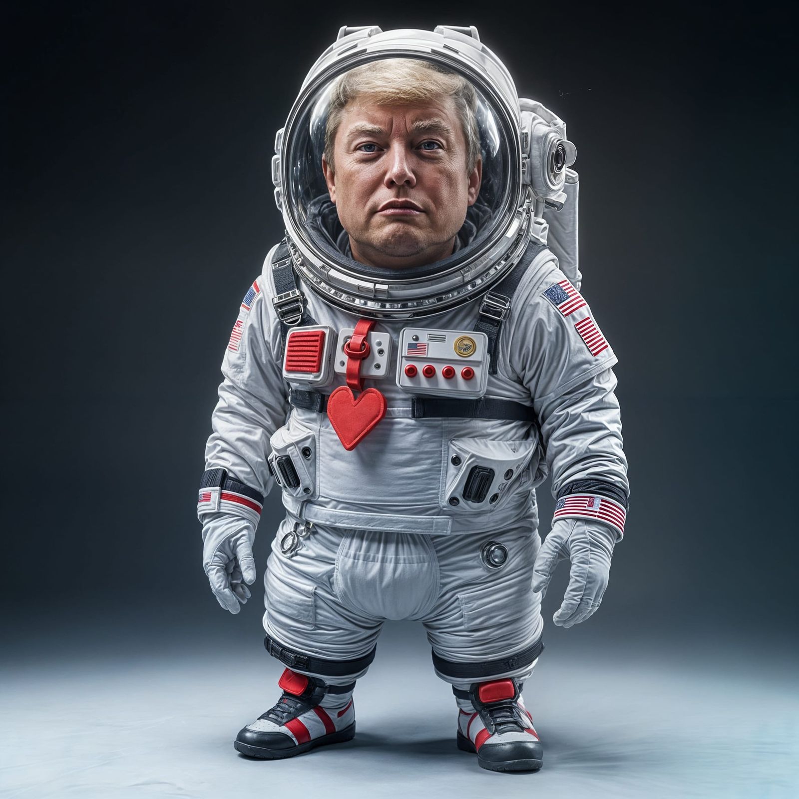 Elon Musk Designs Outrageous Space Suit for Donald Trump
