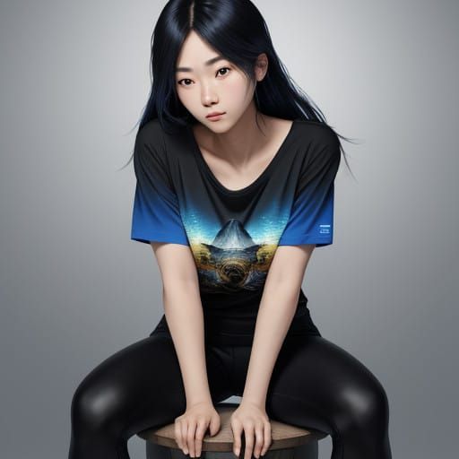 Hyper-Realistic Korean Teenager Portrait in 8K Resolution