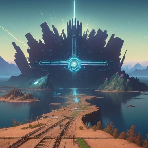 A Futuristic Vision of 2025 in Vibrant, High-Resolution Colo...