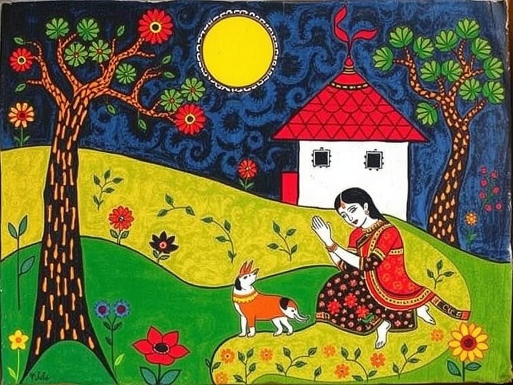 Madhubani Painting  Mithila India Nepal