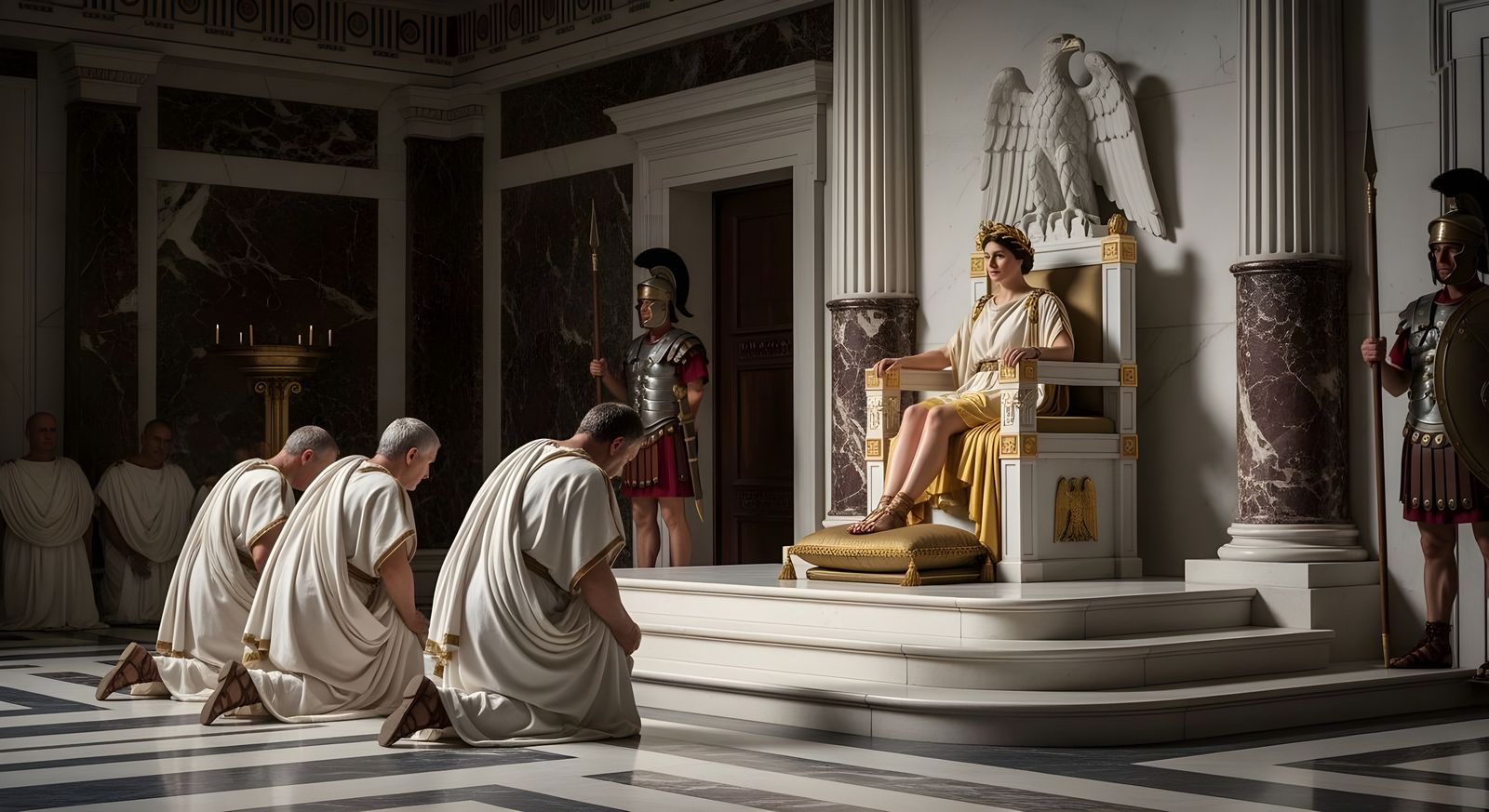 Empress Messalina in Lavish Ancient Rome Palace