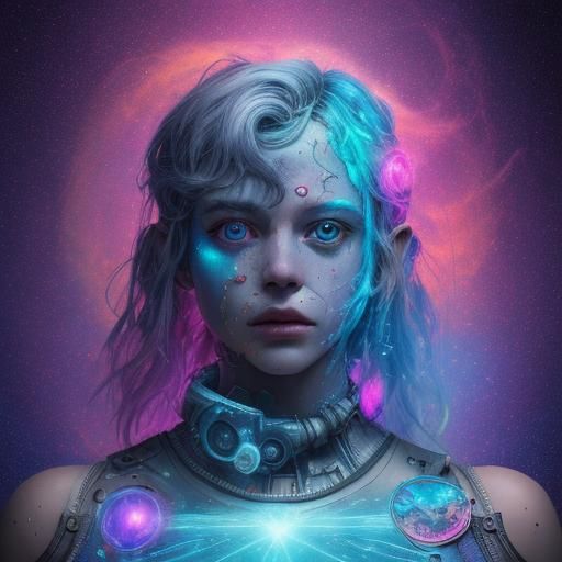 Post-Apocalyptic Wonderland: Holographic Cosmic Illustration