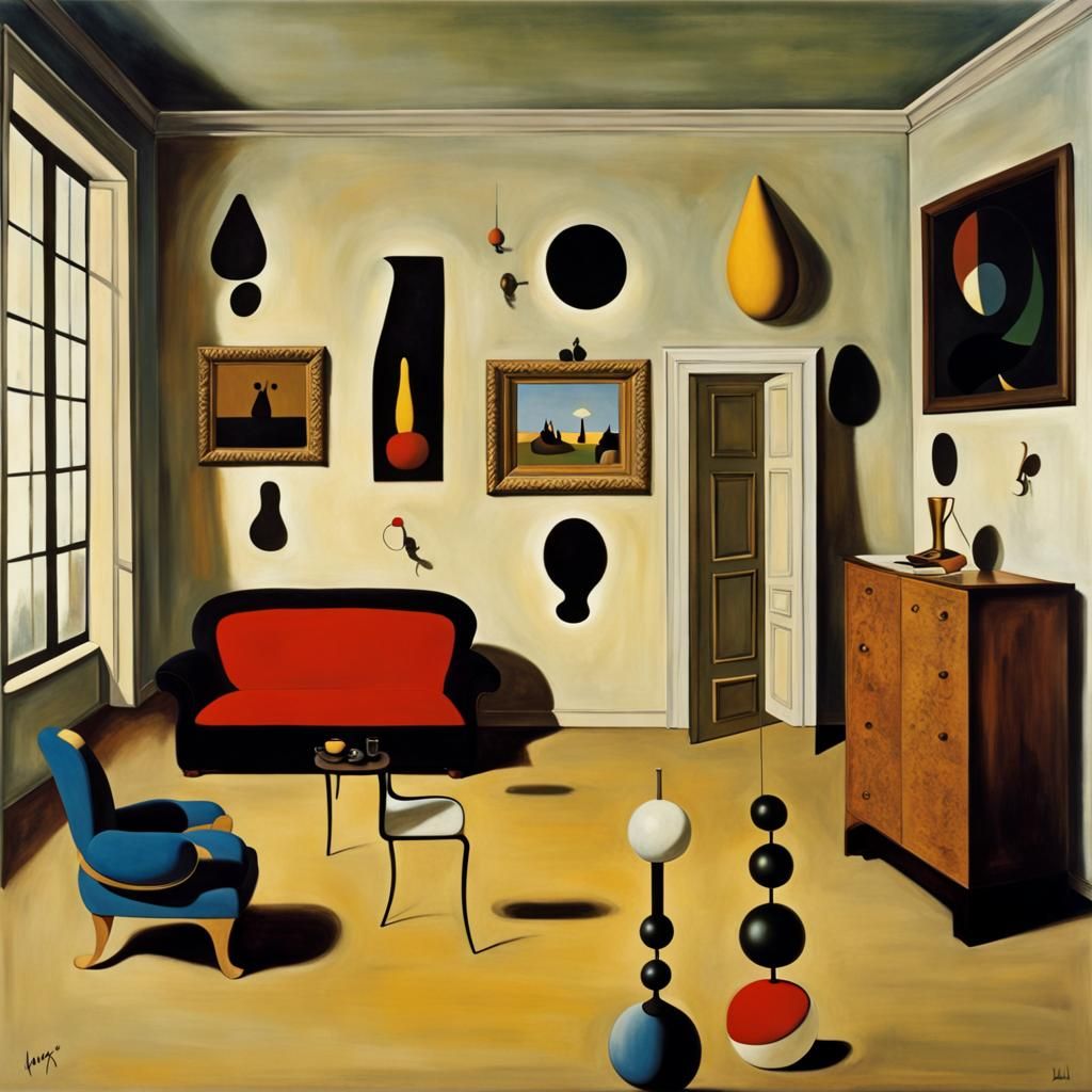 Surealistic living room