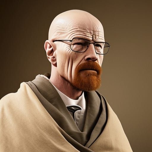 Walter White as Obi-Wan Kenobi Digital Art