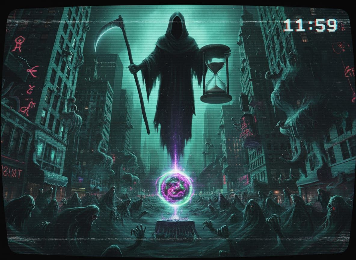 Otherworldly Time Square Ball Drop with Wraith Horde