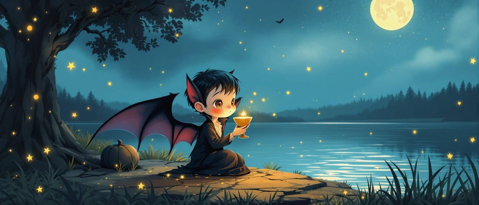 AI Art Fix: Implied Creature with Corrected Eyes and Added W...