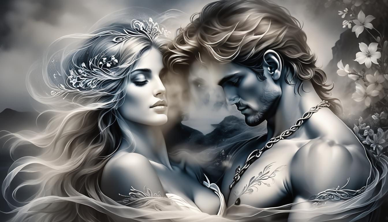 Aphrodite and Ares: Passionate Love on Zakynthos Beach