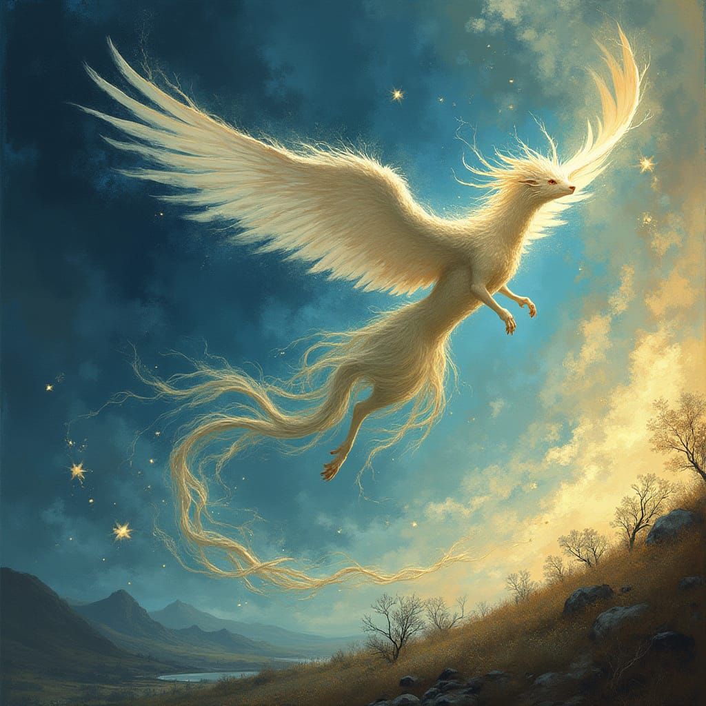 Ethereal Wind Spirit Dances at the Edge of Perception