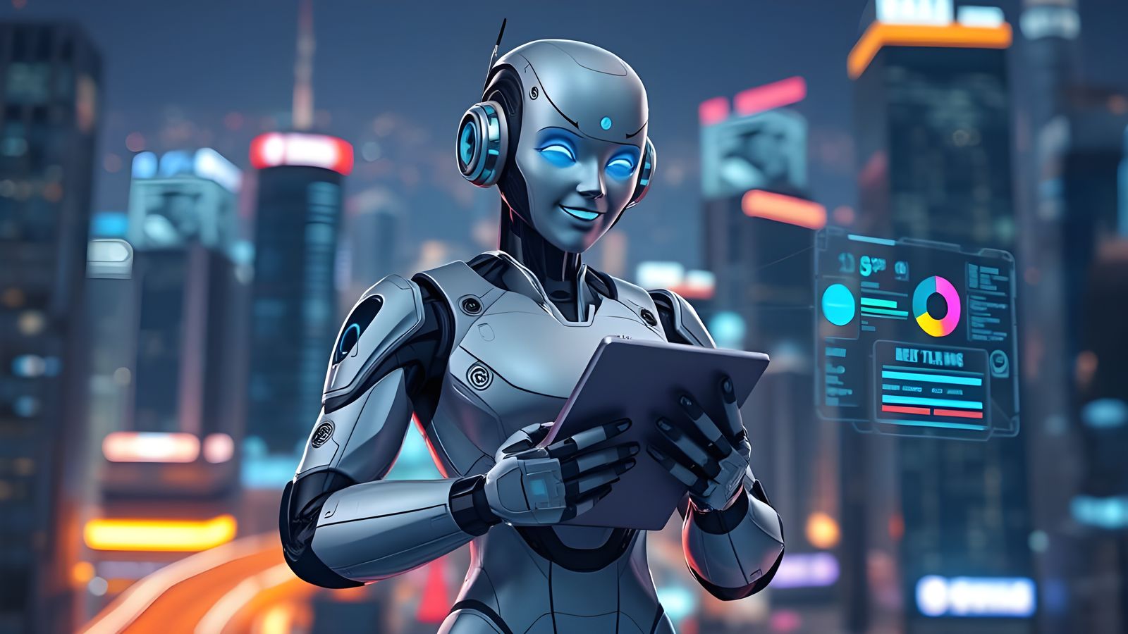 Global Support Icon in Business Technology Style