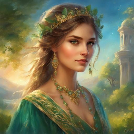 Beautiful Bulgarian Girl Portrait in Golden Hour