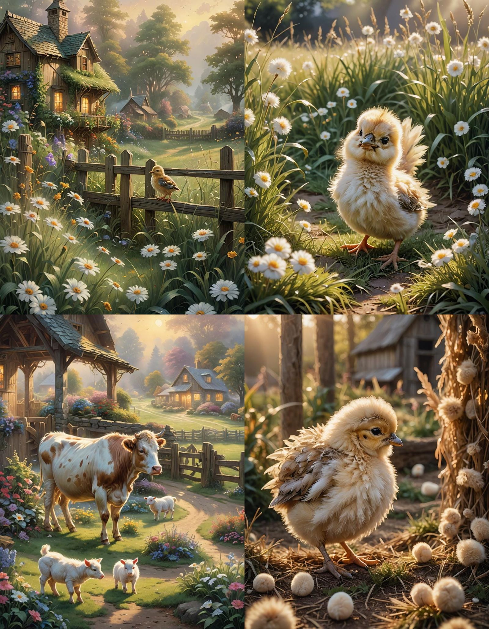 Fluffy Chick's Sunny Farm Adventures: Ethereal Fantasy