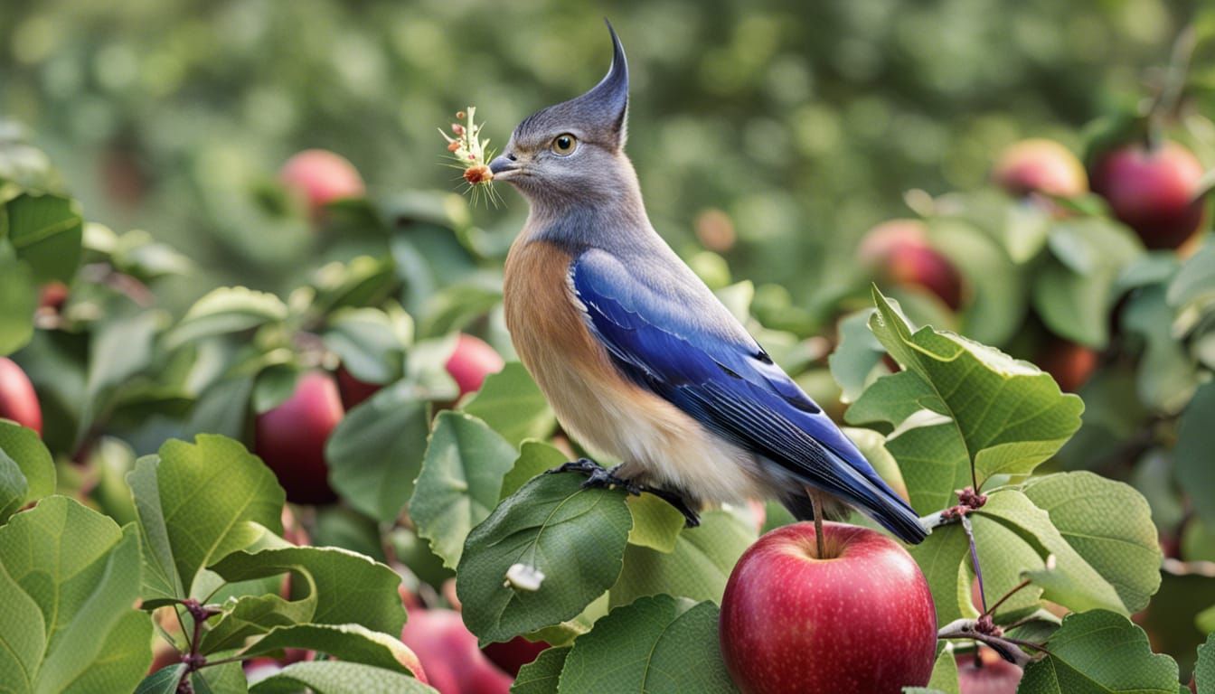 King of the Apple: AI Generated Image