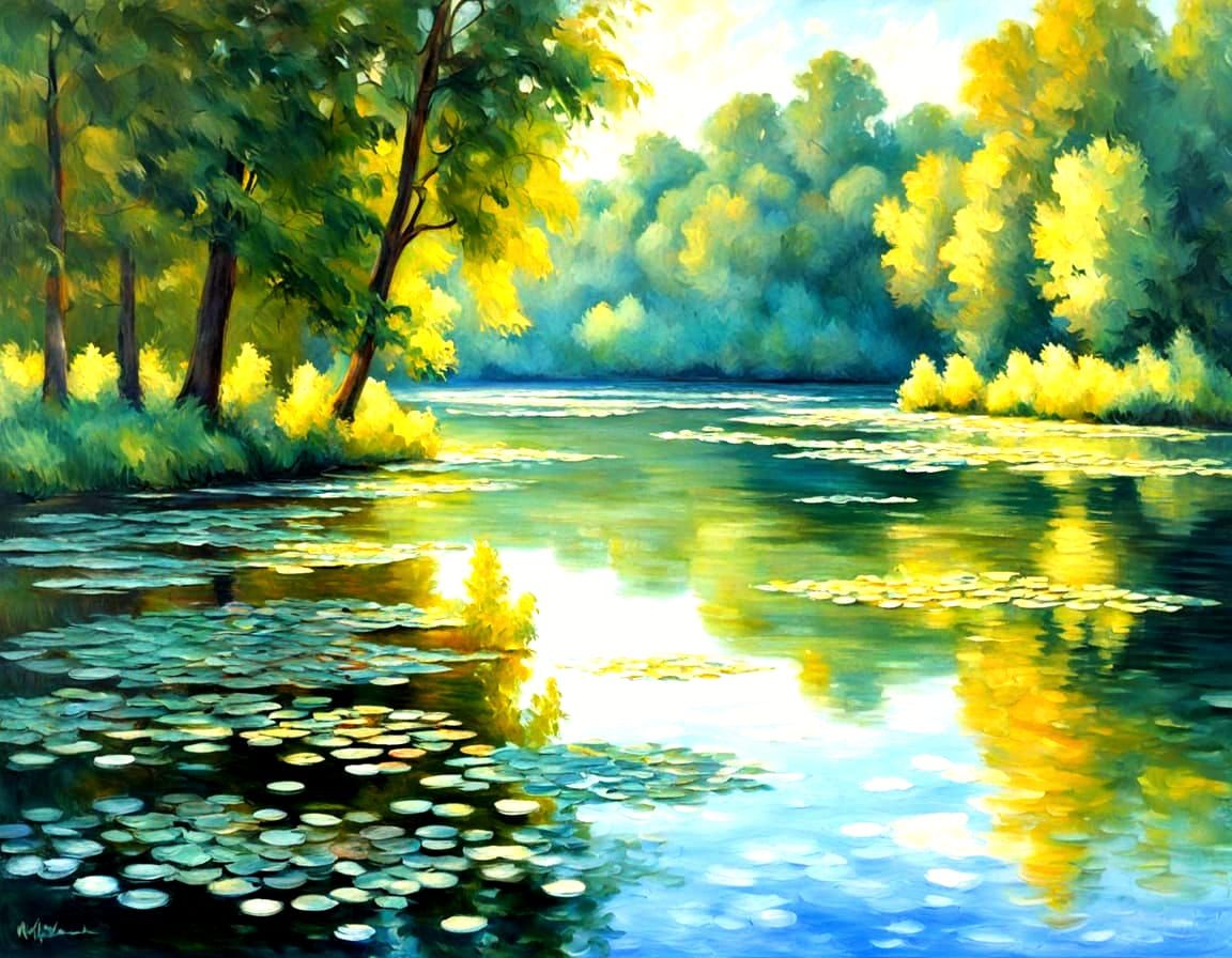Serene Lake Landscape