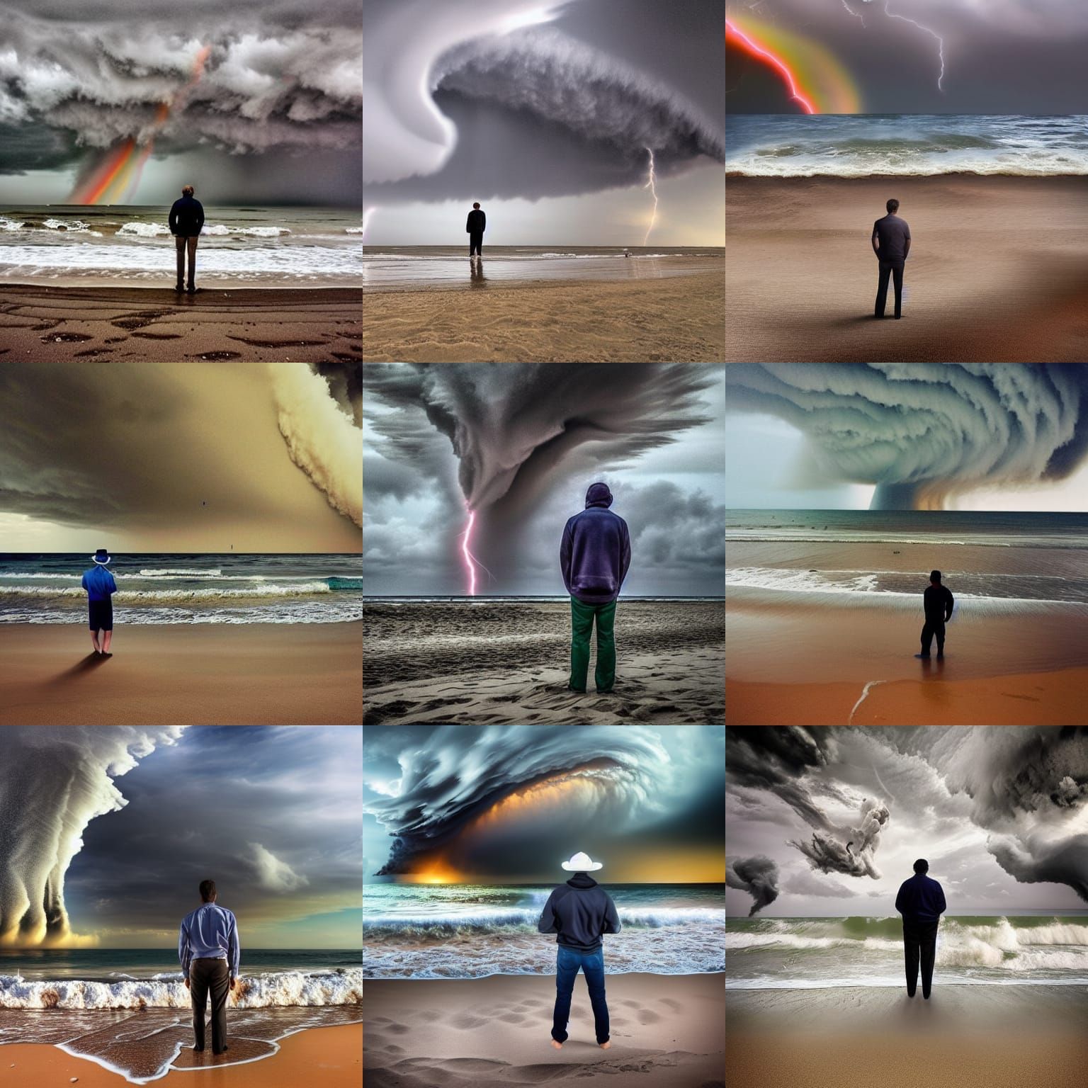Fantasy Tornado on Stormy Beach