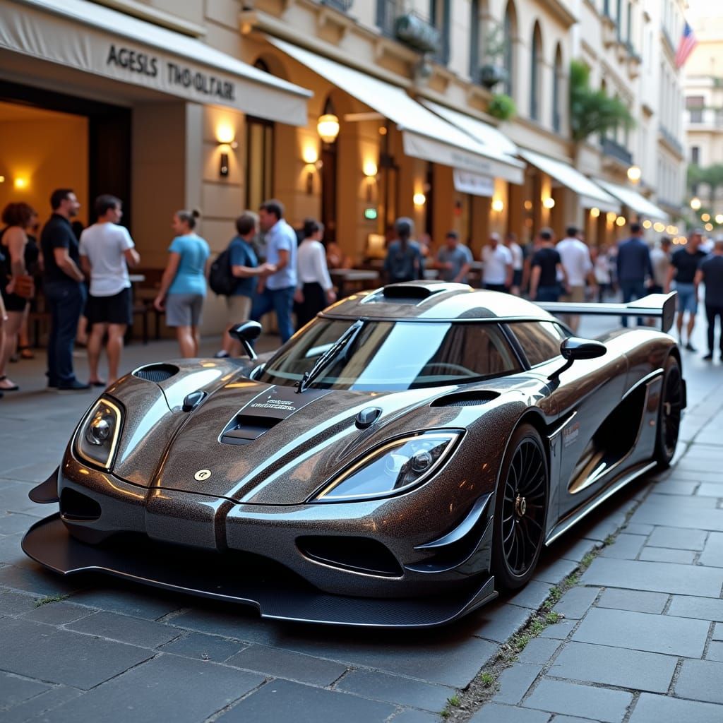 Koenigsegg Race Car in Monaco