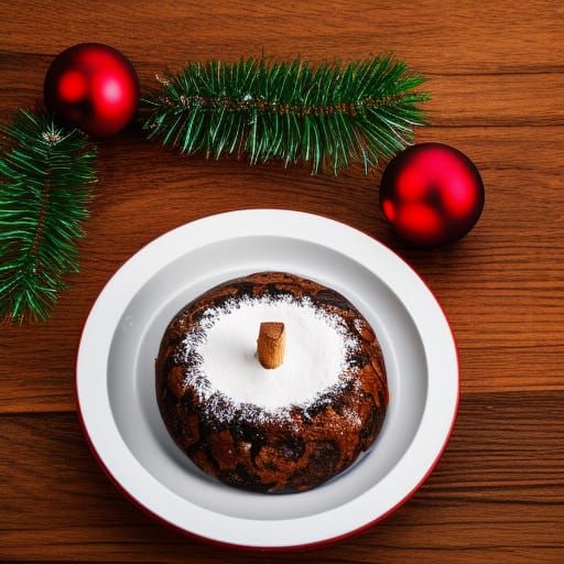 Festive Christmas Pudding in Professional Photography