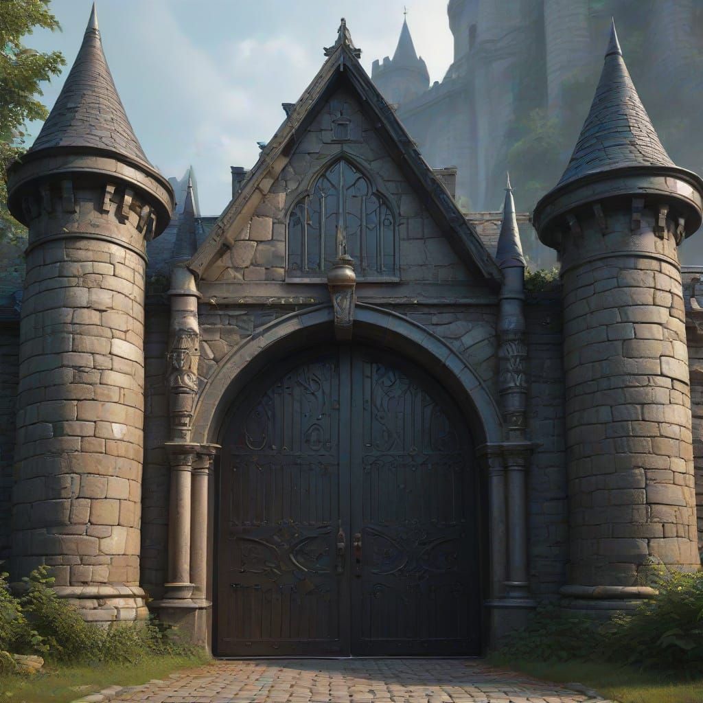 Dark Castle of Coins and Banknotes