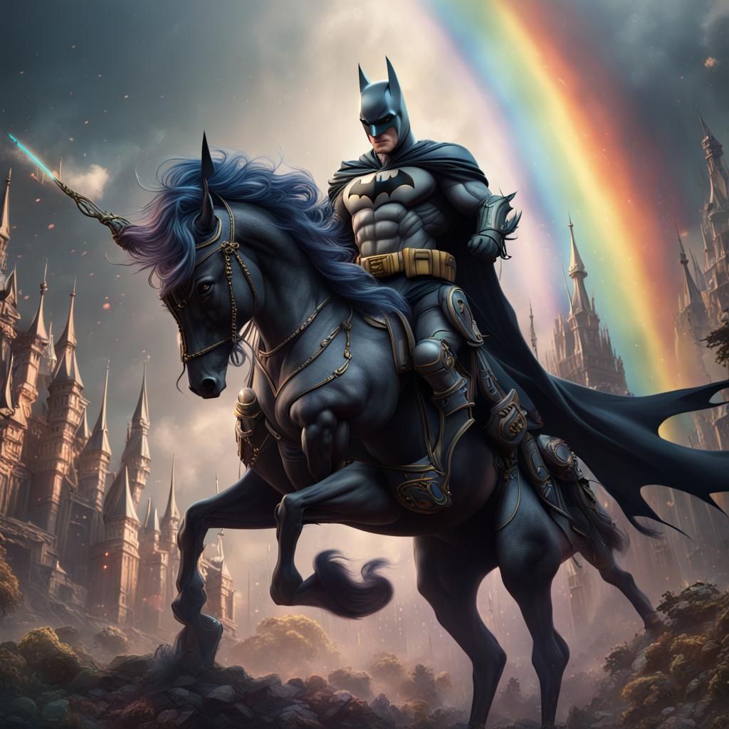 Batman in the land of rainbows