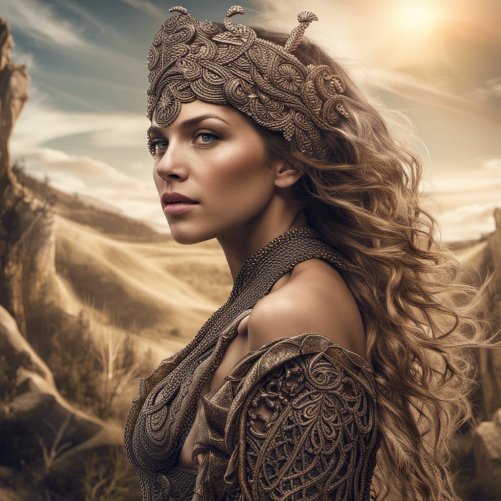 Ethereal Earth Goddesses in a Natural Paradise