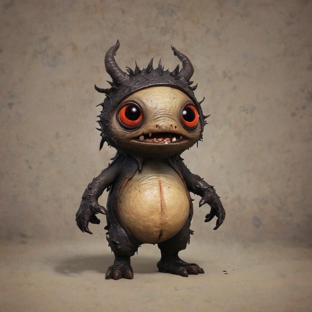 Grimdark Creature Design in Dark Fantasy Style