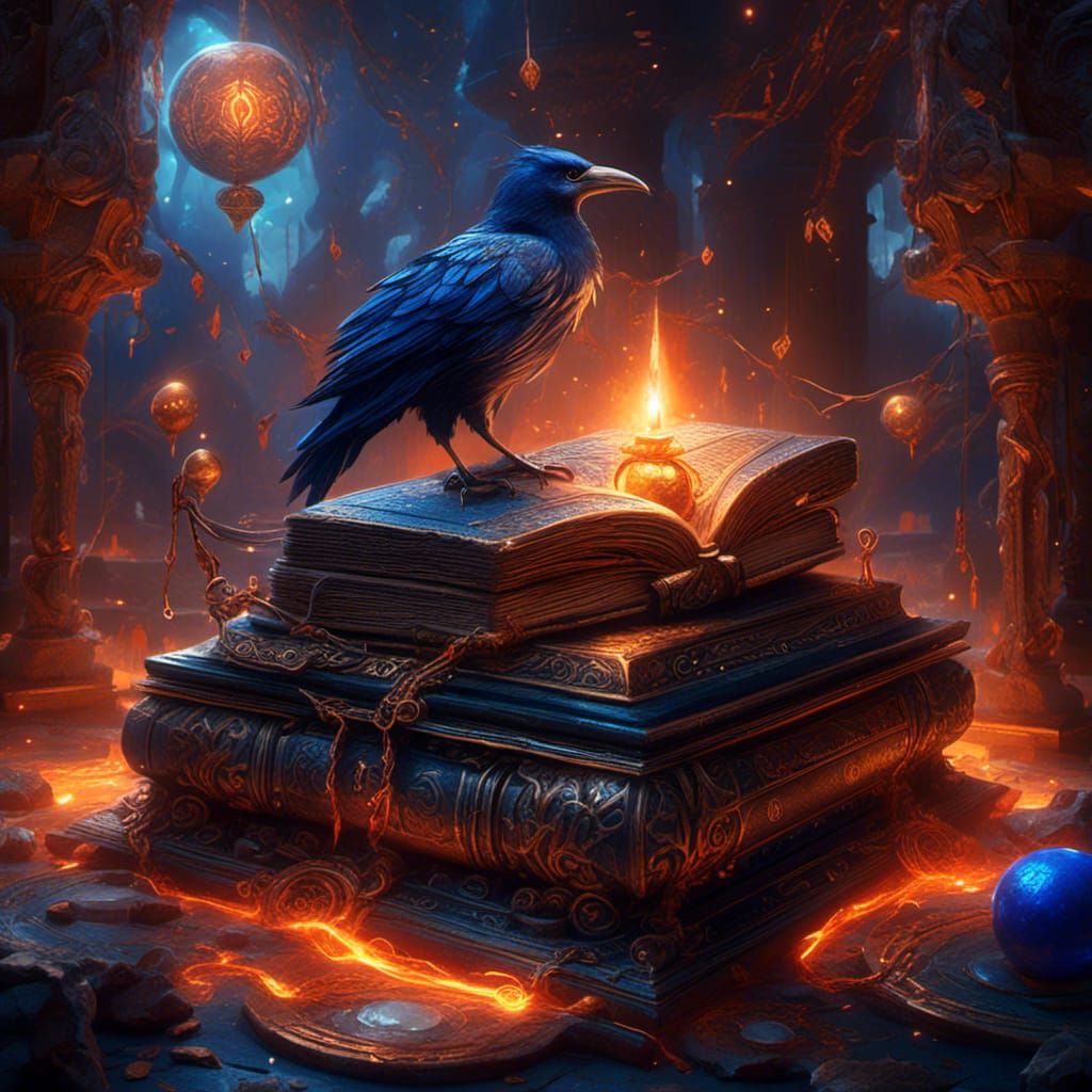 Mysterious Book in Fantasy Setting