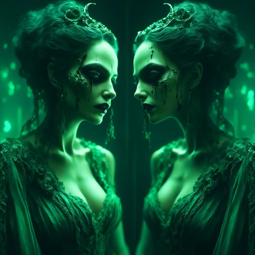 Goddess Split: Serene Beauty to Zombie Decay