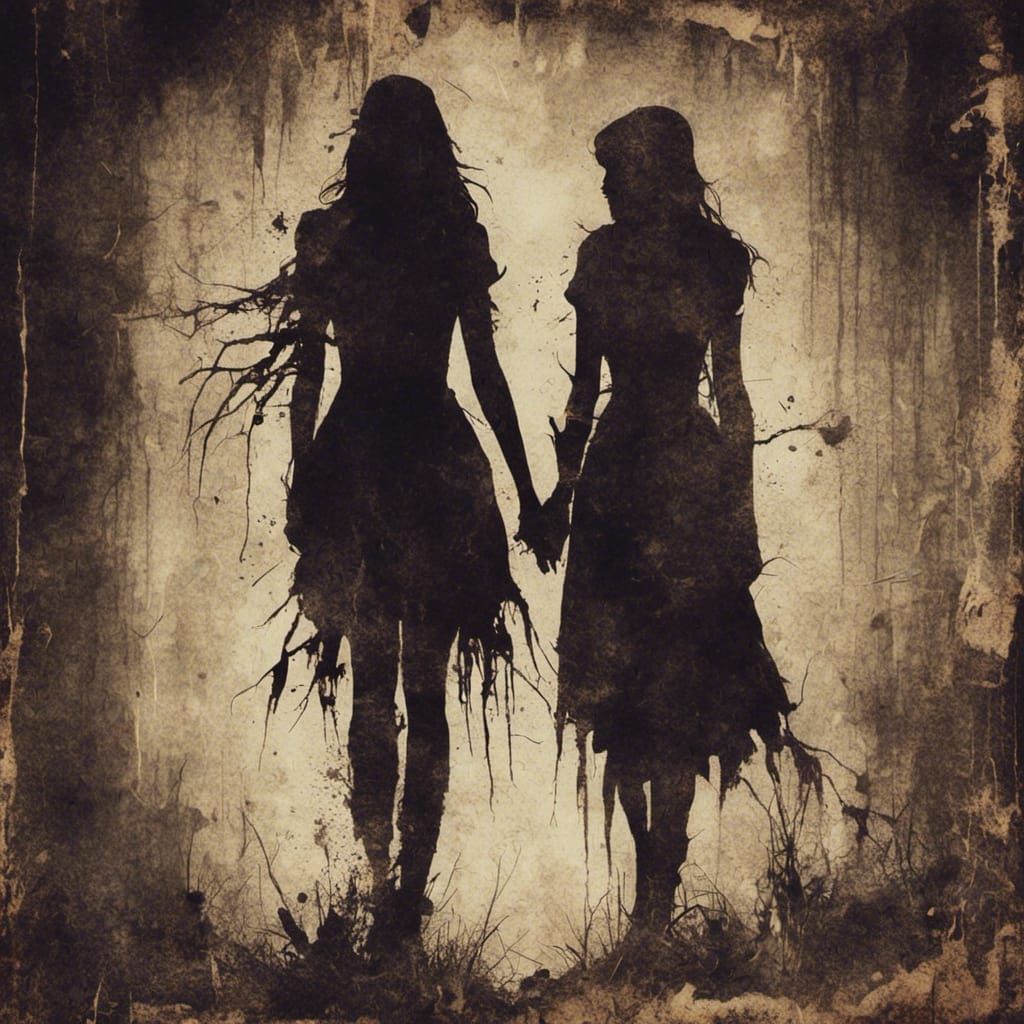 Silhouette of a Macabre Mystery Woman