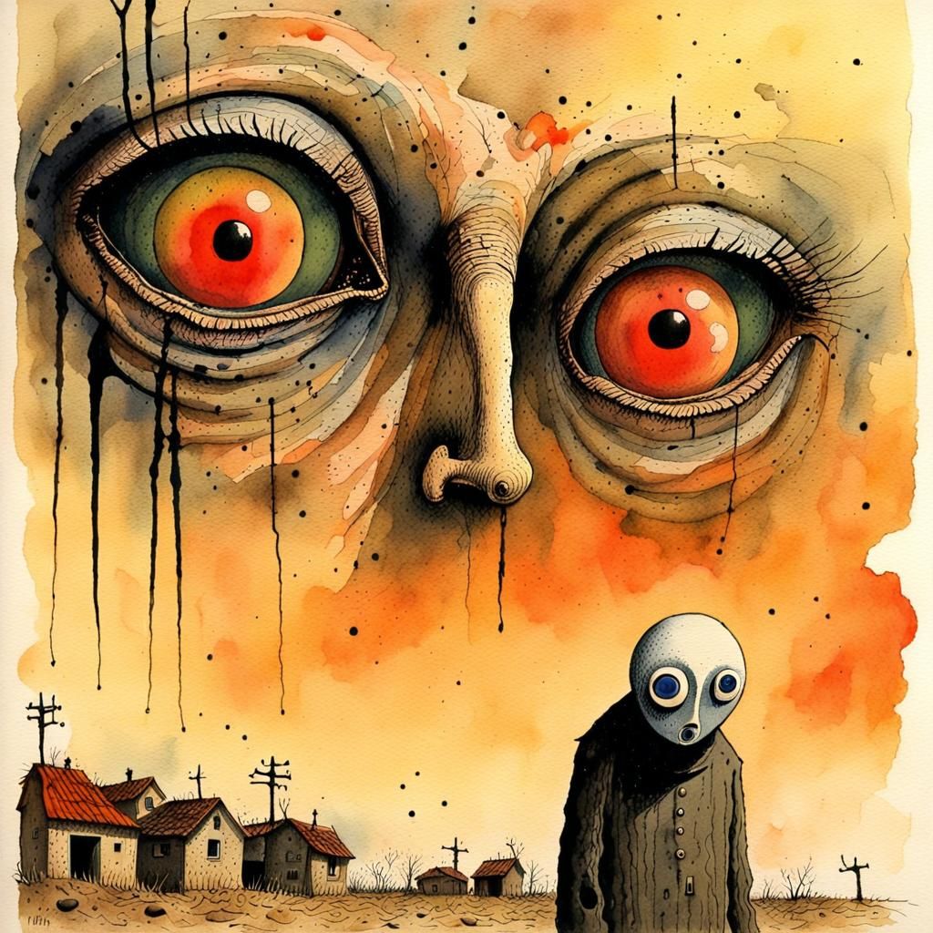 Forced into an unsympathetic view of ourselves through another's eyes