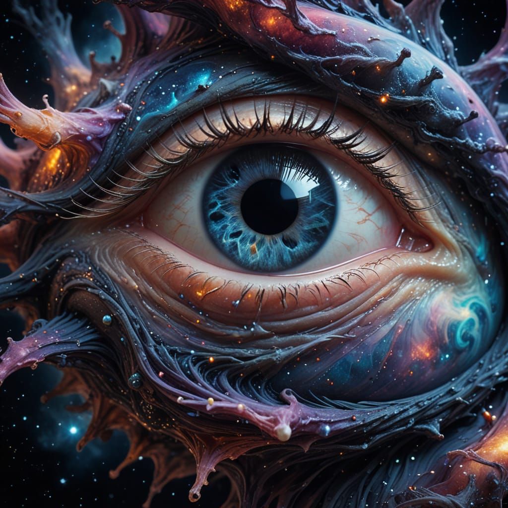 Celestial Eye in Soft Watercolor