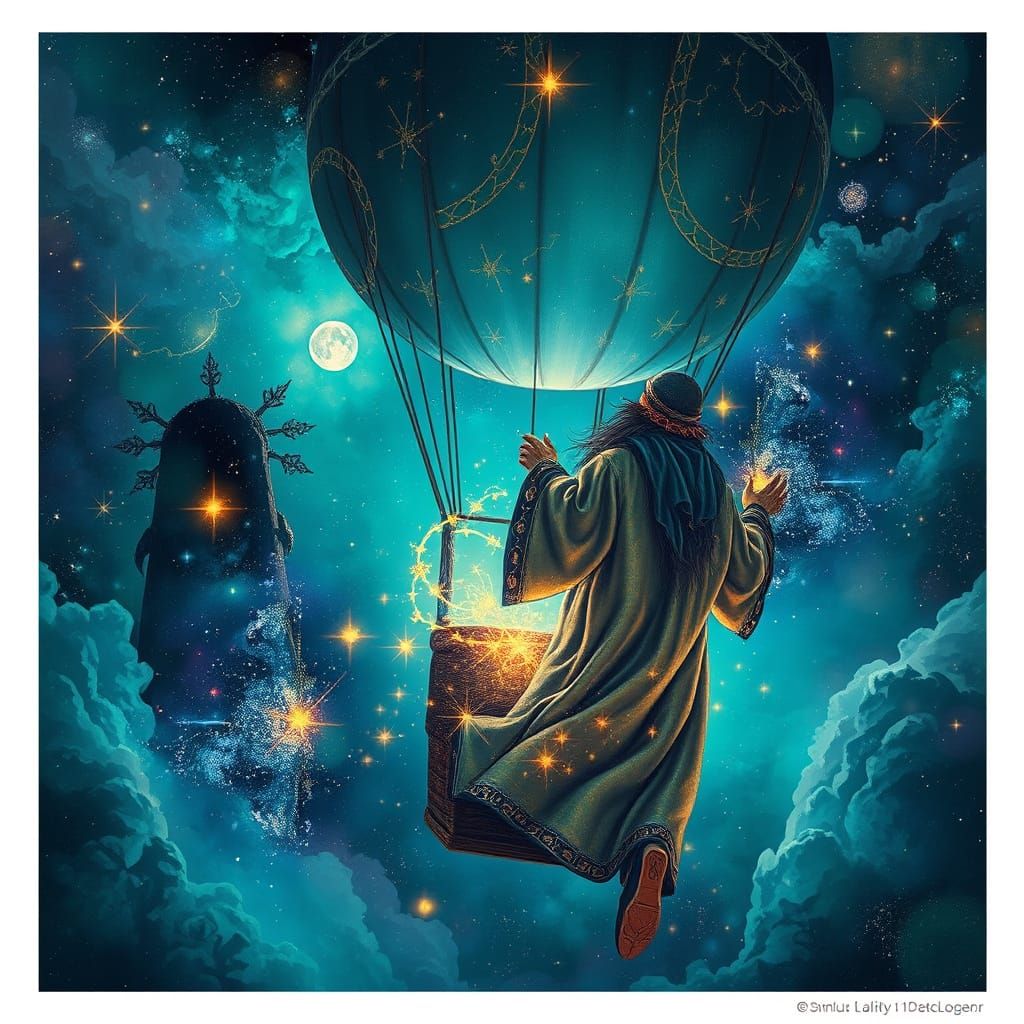 Celestial Cartographer Charts Galaxies in Starlight Balloon