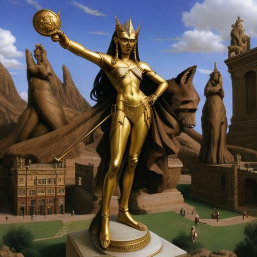 AI Generated Image of a Sphinx