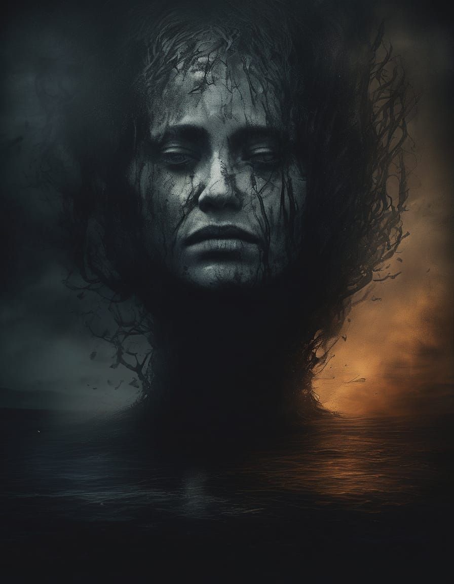 Surreal, Haunting Depiction of Despair in Dark, Atmospheric ...