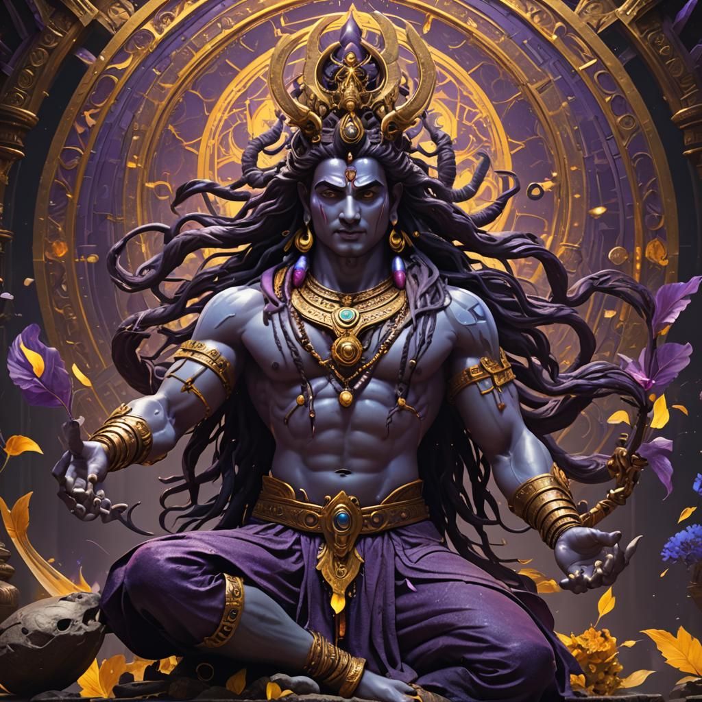 Shiva: Dark Fantasy Concept Art in 8K