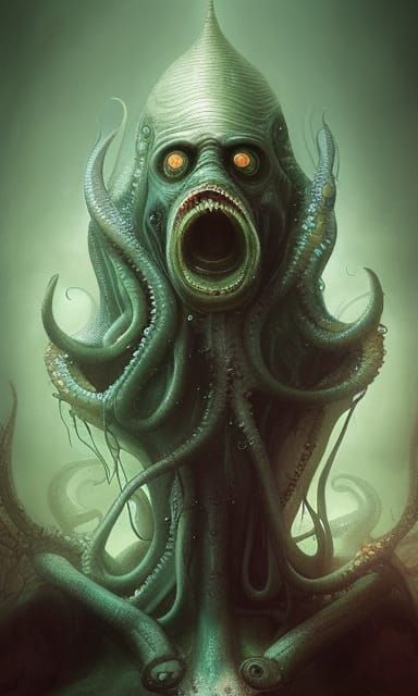Evil Squid Queen: A Cosmic Horror Masterpiece