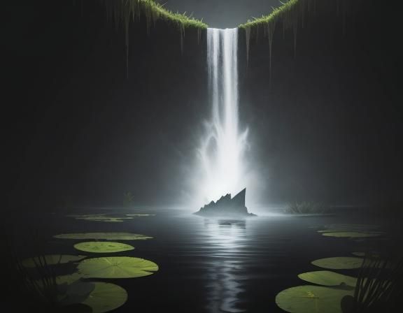 (Aggresive evil baby shark1.5)(The suns ray light the pond1....