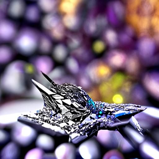 Diamond Bird: Detailed Matte Painting
