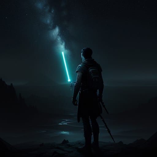 Rey Palpatine Wields the Force with Determined Resolve