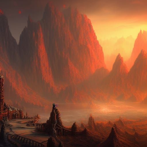 Ball Breaker Detailed Matte Painting