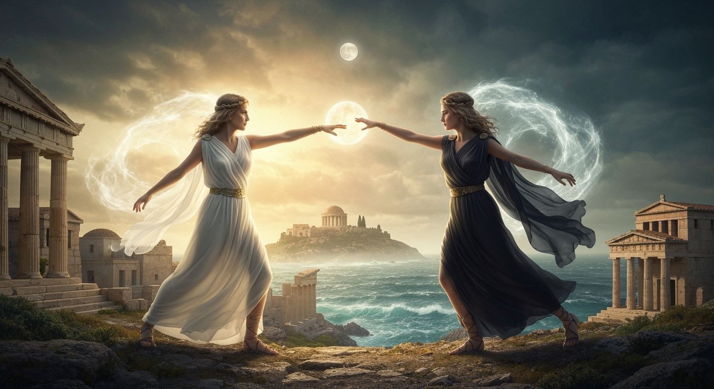 Alectrona And Selene.