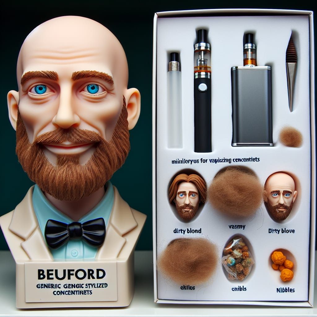 Stylized Figurine of Beuford with Vaporizer