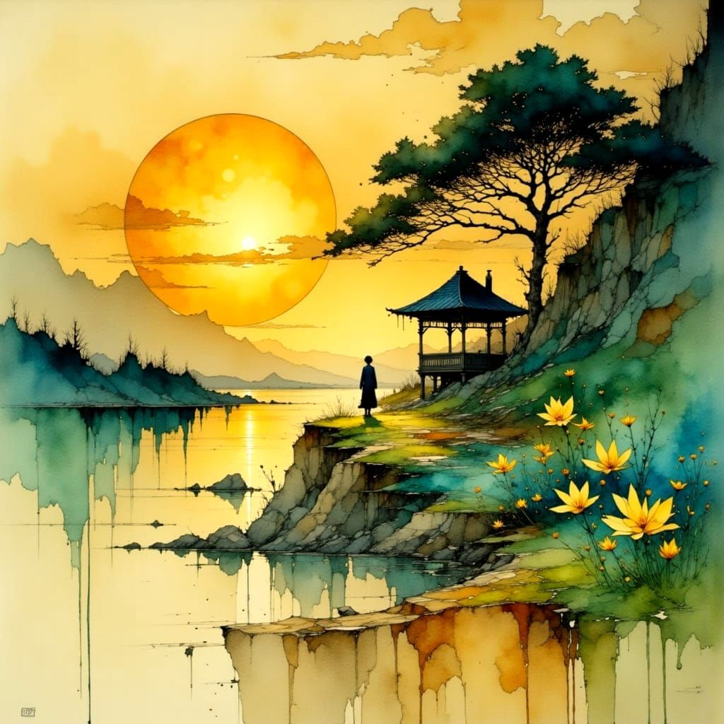 Sailing Away from a Stormy Town