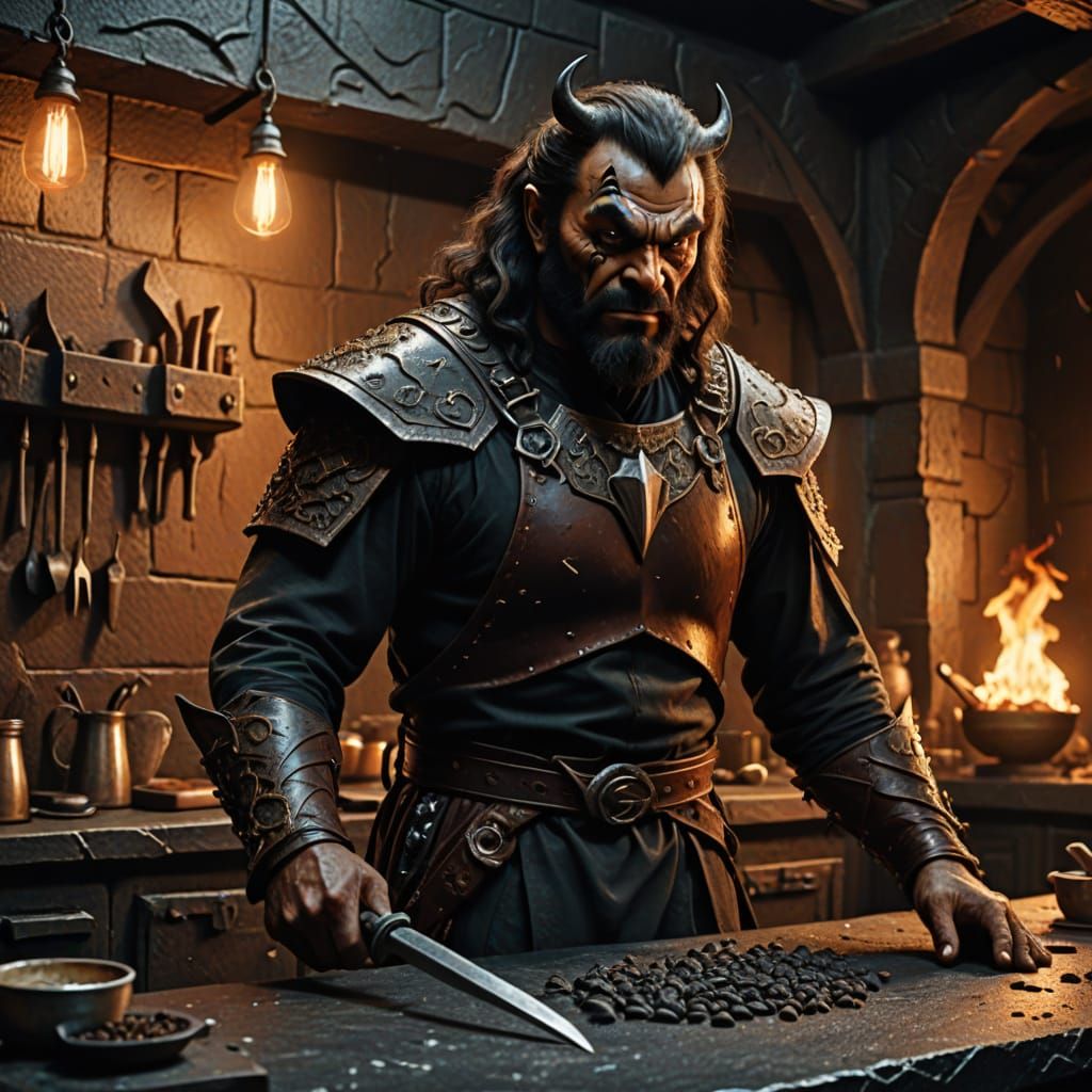 Klingon Barista in Dramatic Latte Art