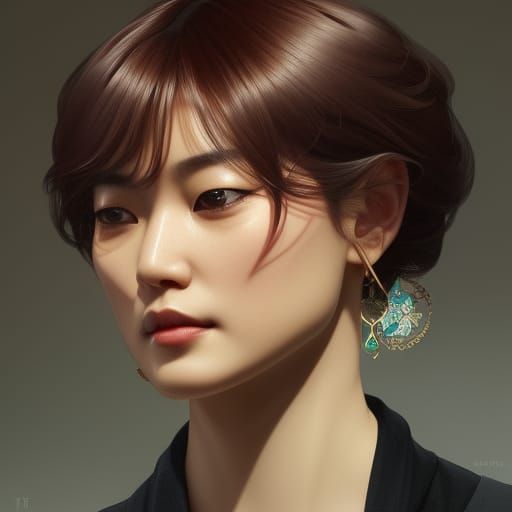 Detailed Portrait with Dynamic Lighting