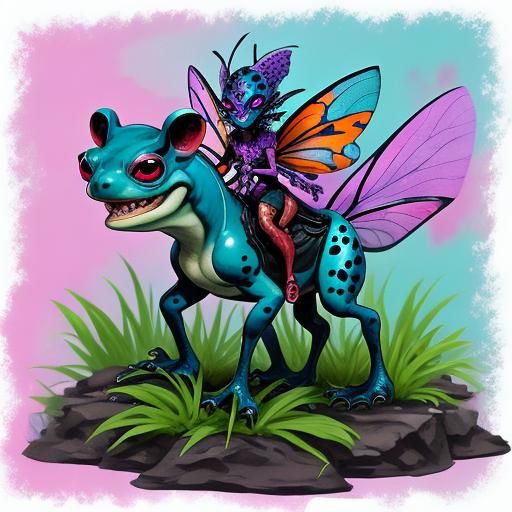 Poison Dart Frog Fairy Monster Ninja Assassin