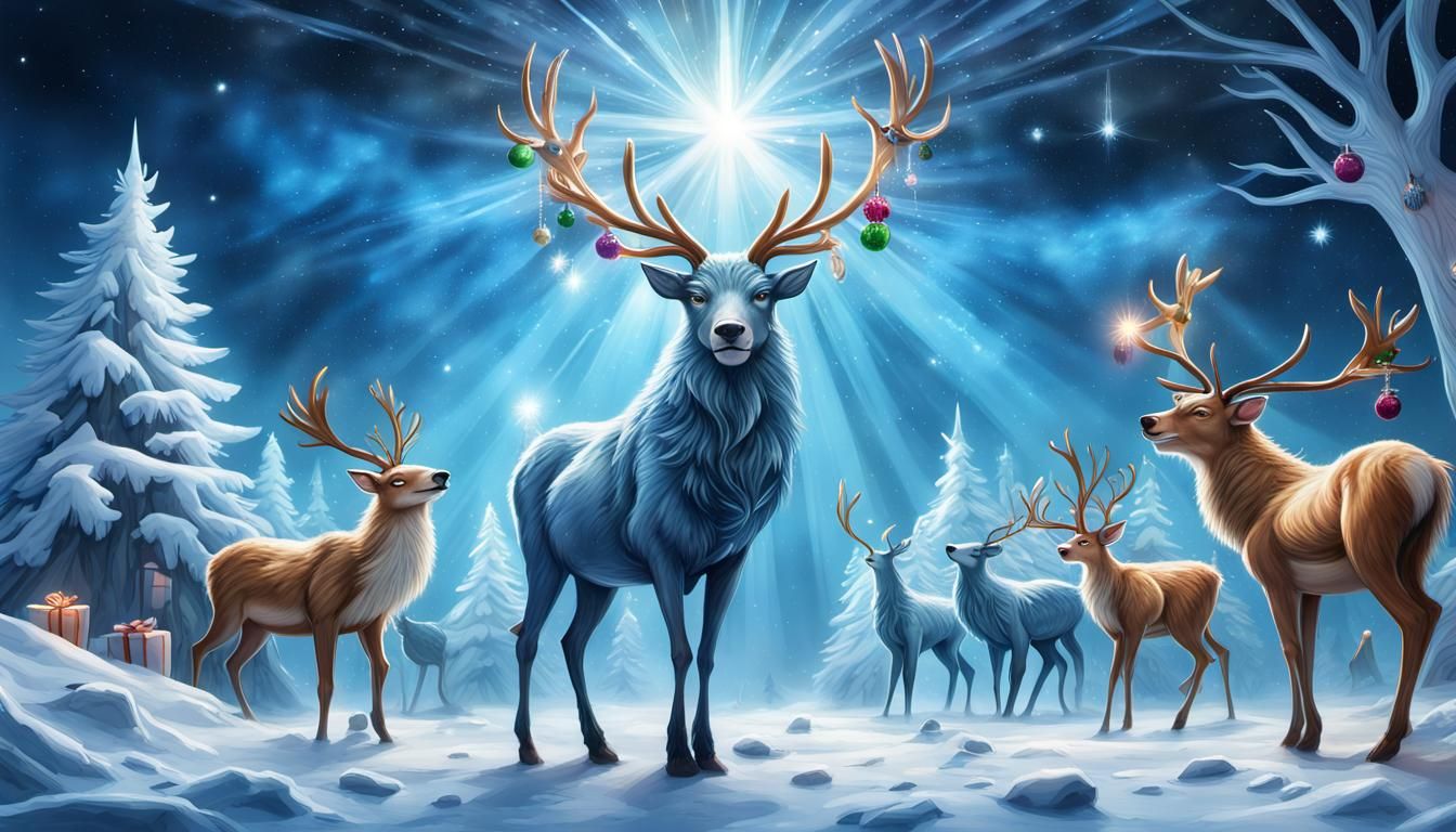 Festive Woodland Creatures Celebrate Christmas in Narnia