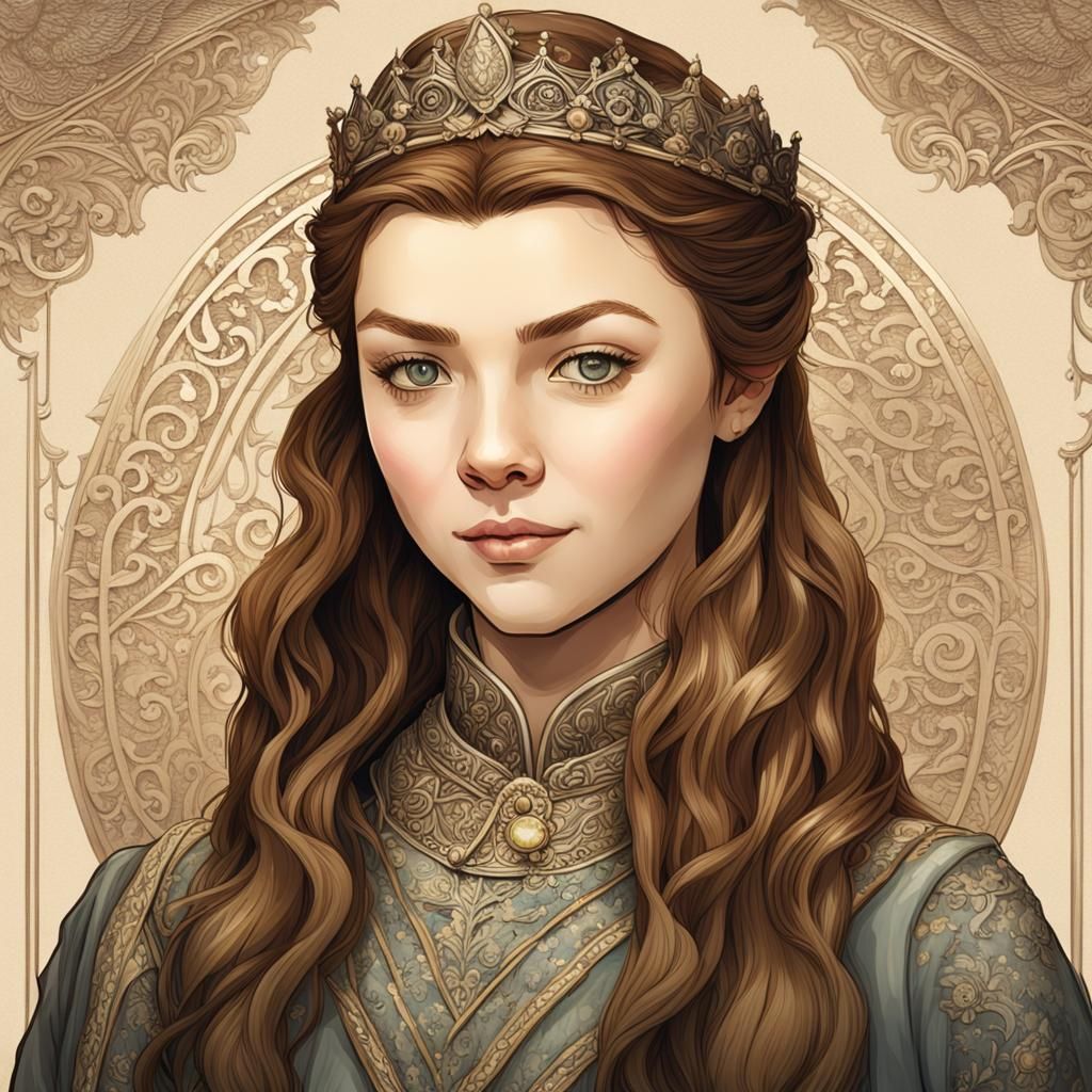 Hyperrealistic Portrait of Margaery Tyrell